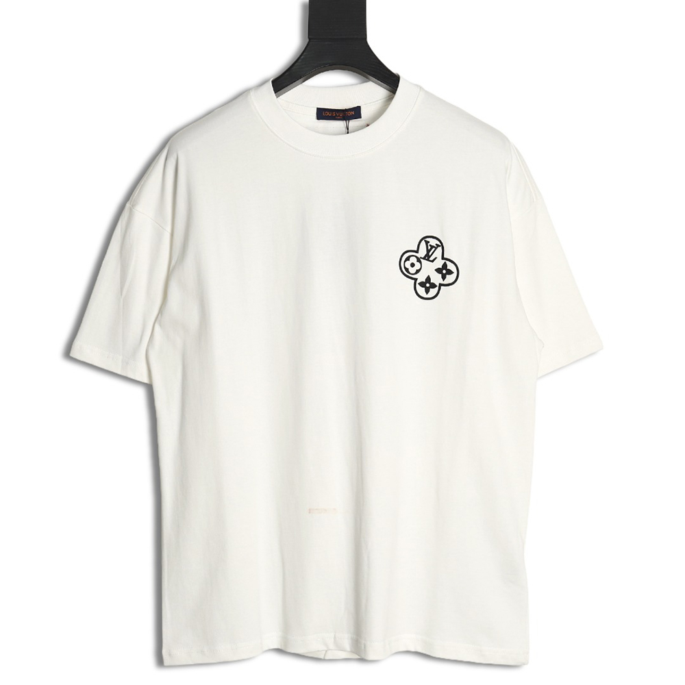 Louis Vuitton Back Chain Circle Print Short Sleeve T-Shirt