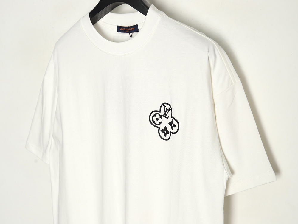 Louis Vuitton Back Chain Circle Print Short Sleeve T-Shirt