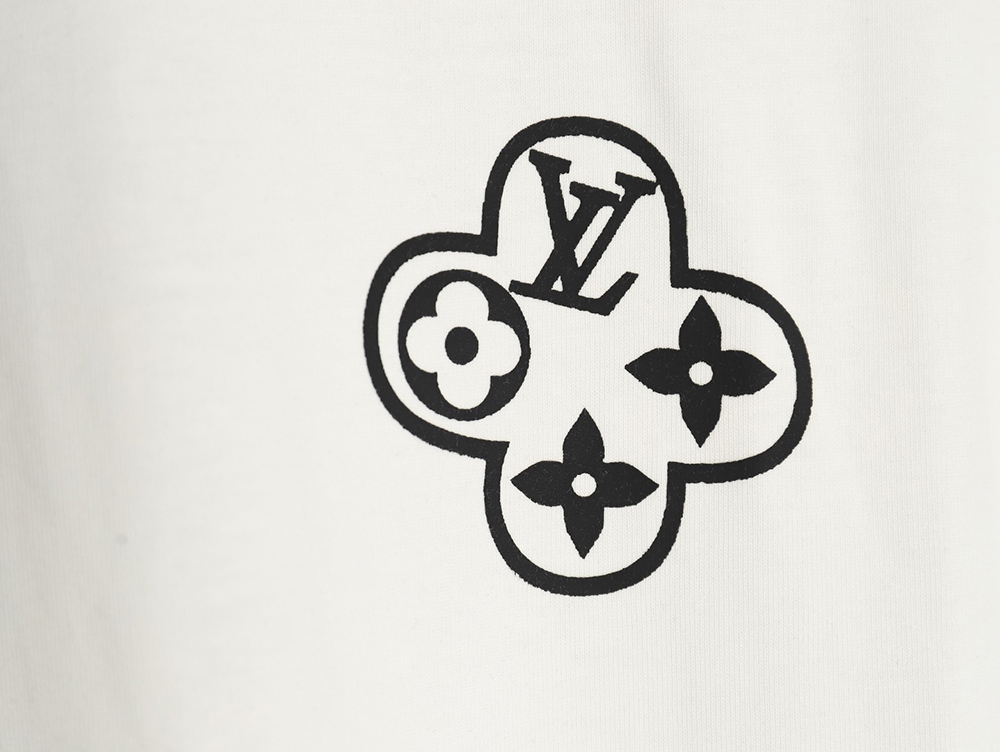 Louis Vuitton Back Chain Circle Print Short Sleeve T-Shirt