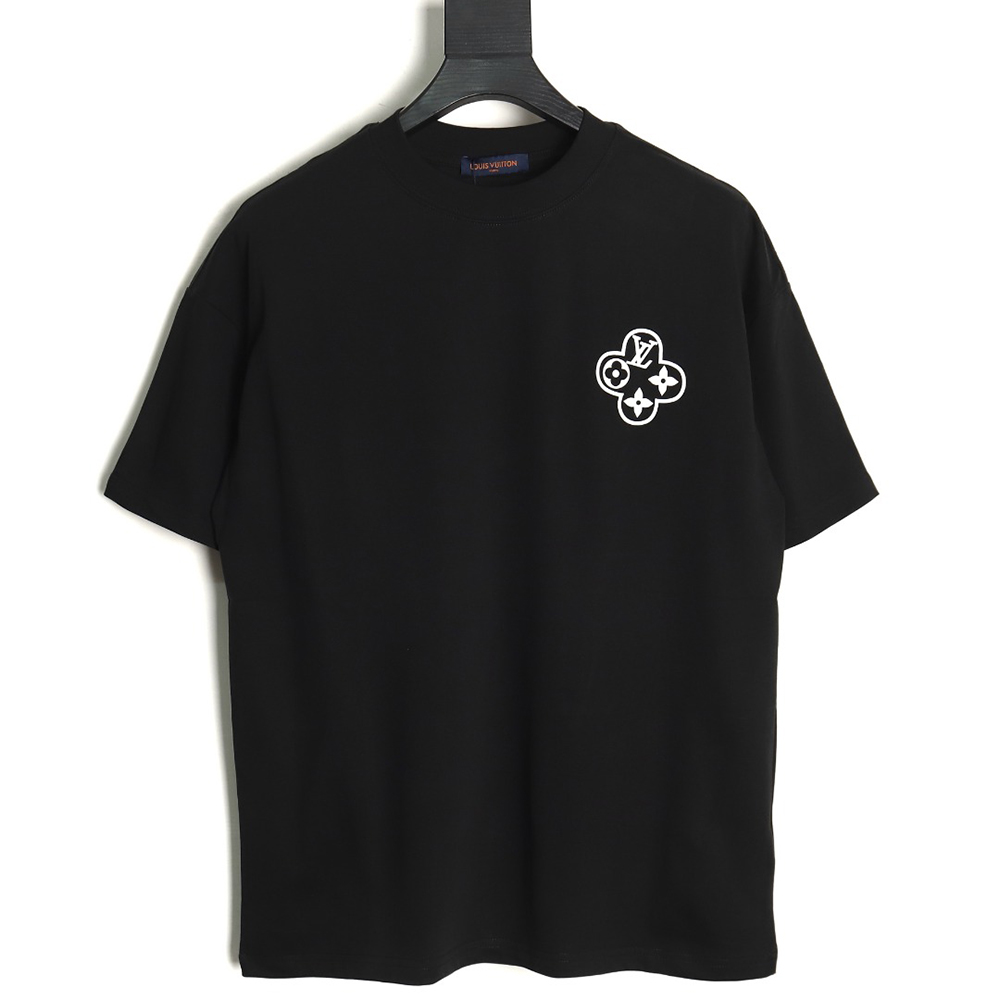 Louis Vuitton Back Chain Circle Print Short Sleeve T-Shirt
