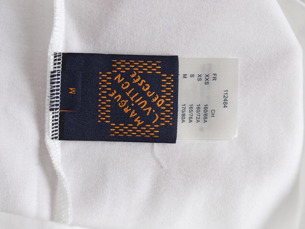 Louis Vuitton heavy letter embroidered short sleeve