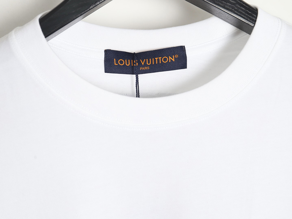 Louis Vuitton heavy letter embroidered short sleeve