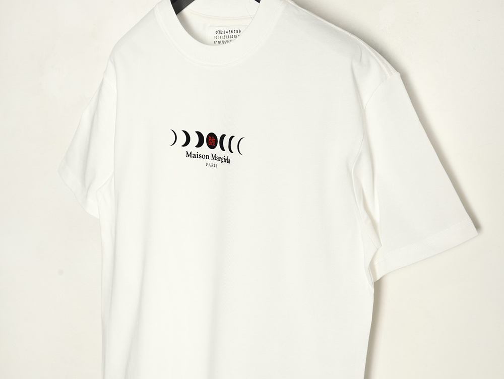 Maison Margiela Moon Phase Round Neck Short Sleeve T-Shirt