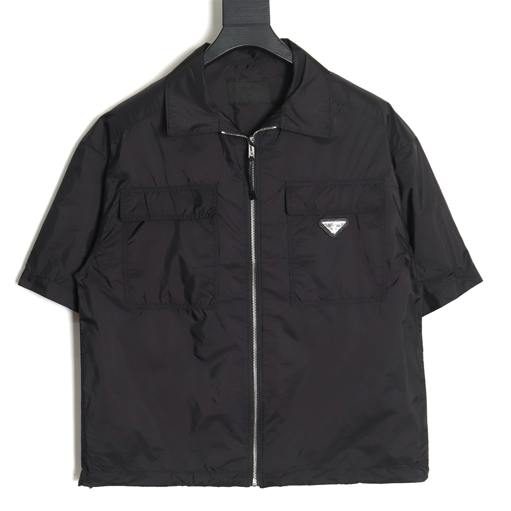 Prada Minimalist Double Pocket Short Sleeve Shirt TSK1