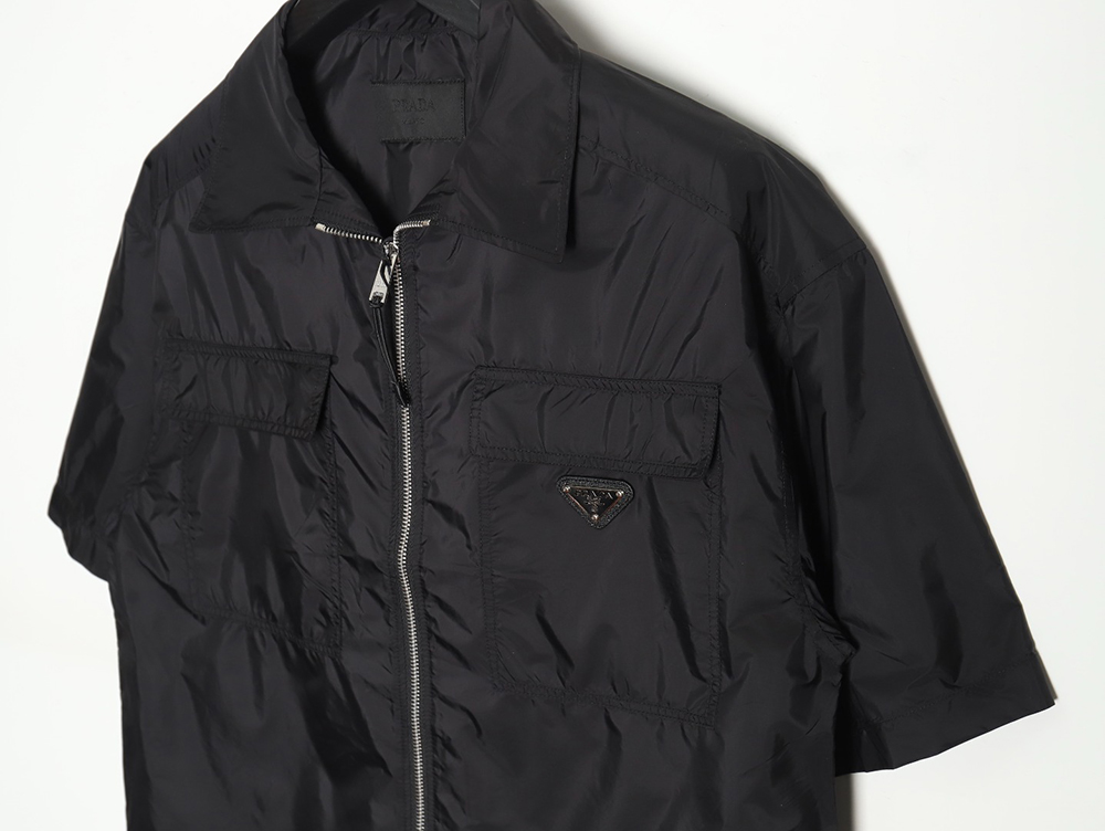 Prada Minimalist Double Pocket Short Sleeve Shirt TSK1
