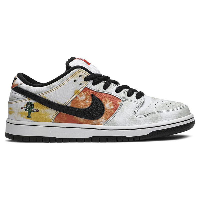 DUNK SB LOW 'TIE-DYE RAYGUN - WHITE'