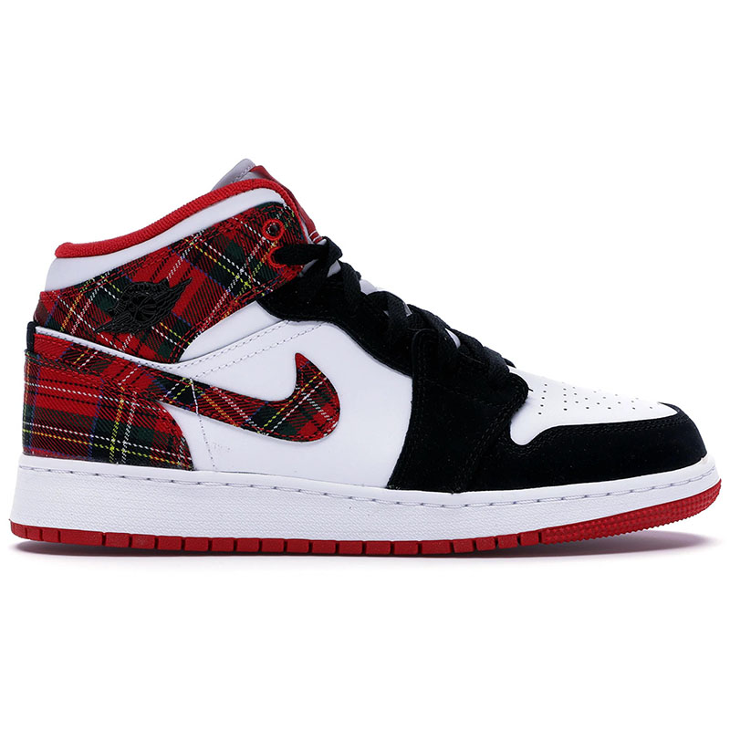 AIR JORDAN 1 RETRO MID GS 'BAD SANTA'