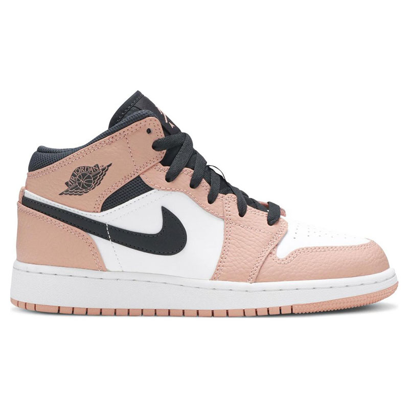 AIR JORDAN 1 MID GS 'PINK QUARTZ'