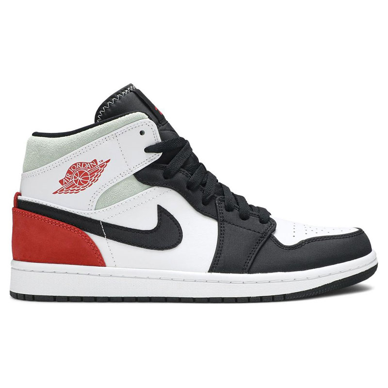 AIR JORDAN 1 MID SE 'RED BLACK TOE'