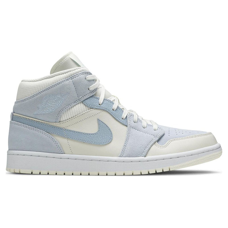 AIR JORDAN 1 MID SE 'SAIL LIGHT BLUE'