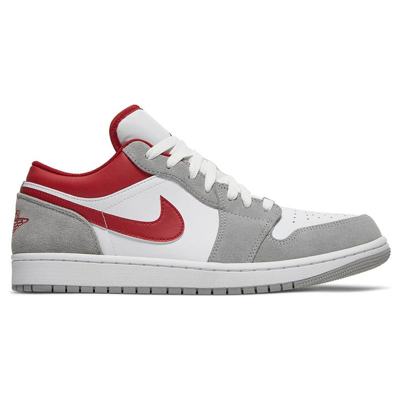 AIR JORDAN 1 LOW SE 'LIGHT SMOKE GREY GYM RED'