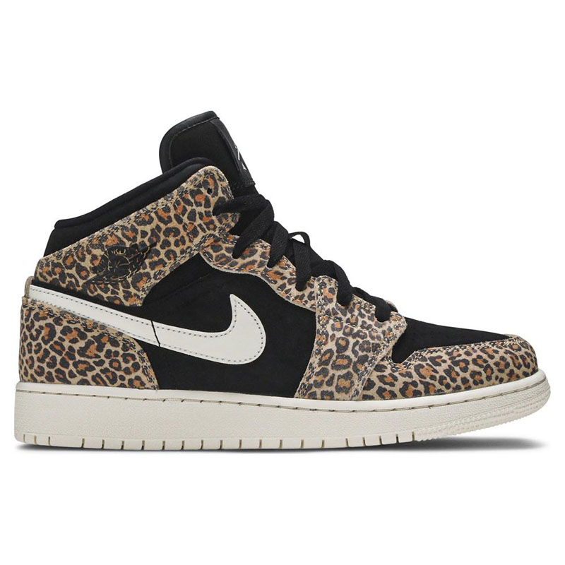 AIR JORDAN 1 MID SE GS 'LEOPARD'