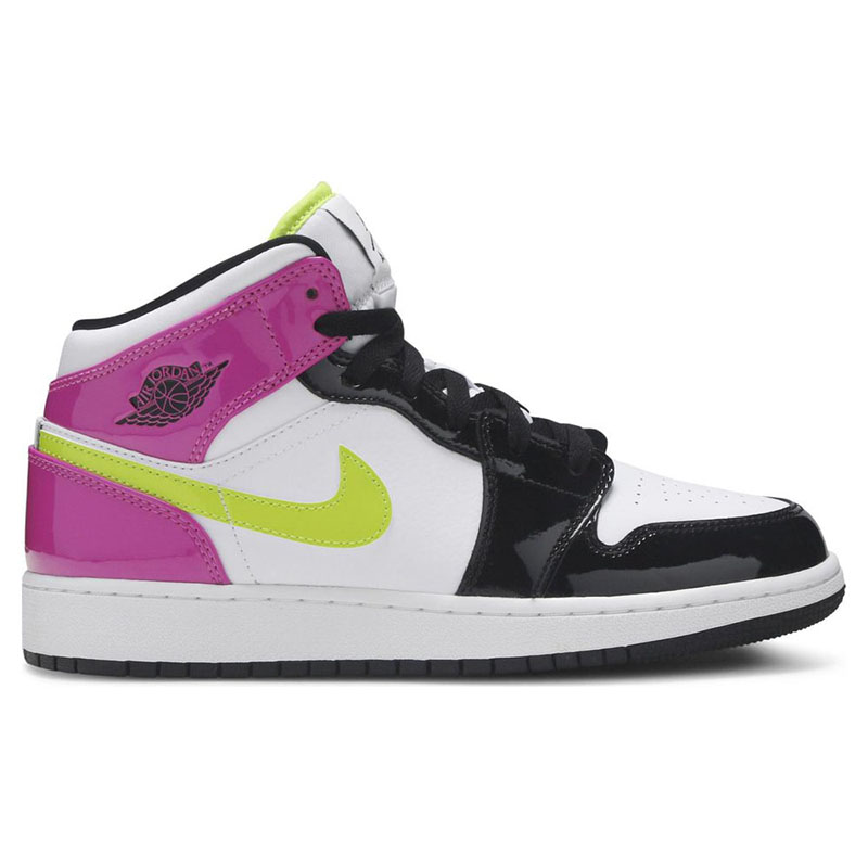 AIR JORDAN 1 MID SE GS 'CYBER ACTIVE FUCHSIA'