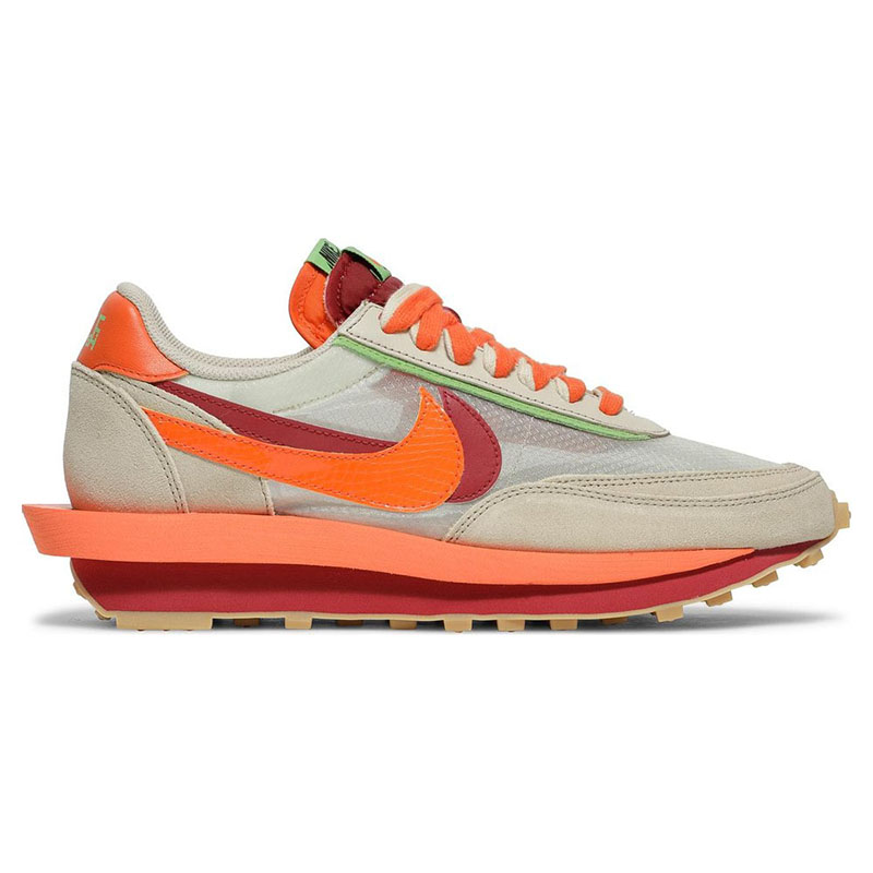 SACAI X CLOT X LDWAFFLE 'NET ORANGE BLAZE'
