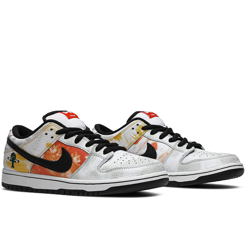 DUNK SB LOW 'TIE-DYE RAYGUN - WHITE'