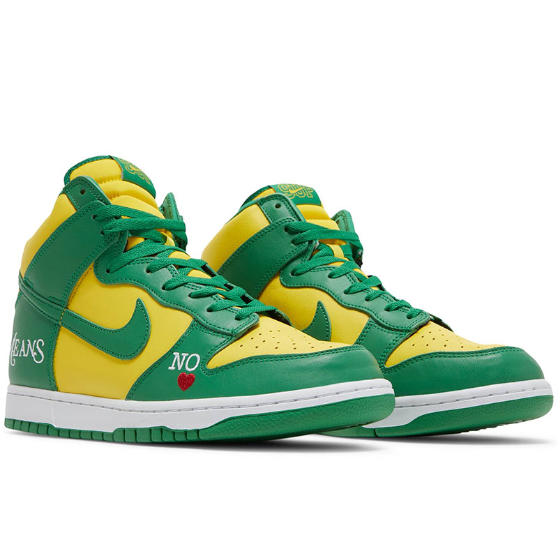 Supreme x Dunk High SB 'By Any Means - Brazil'