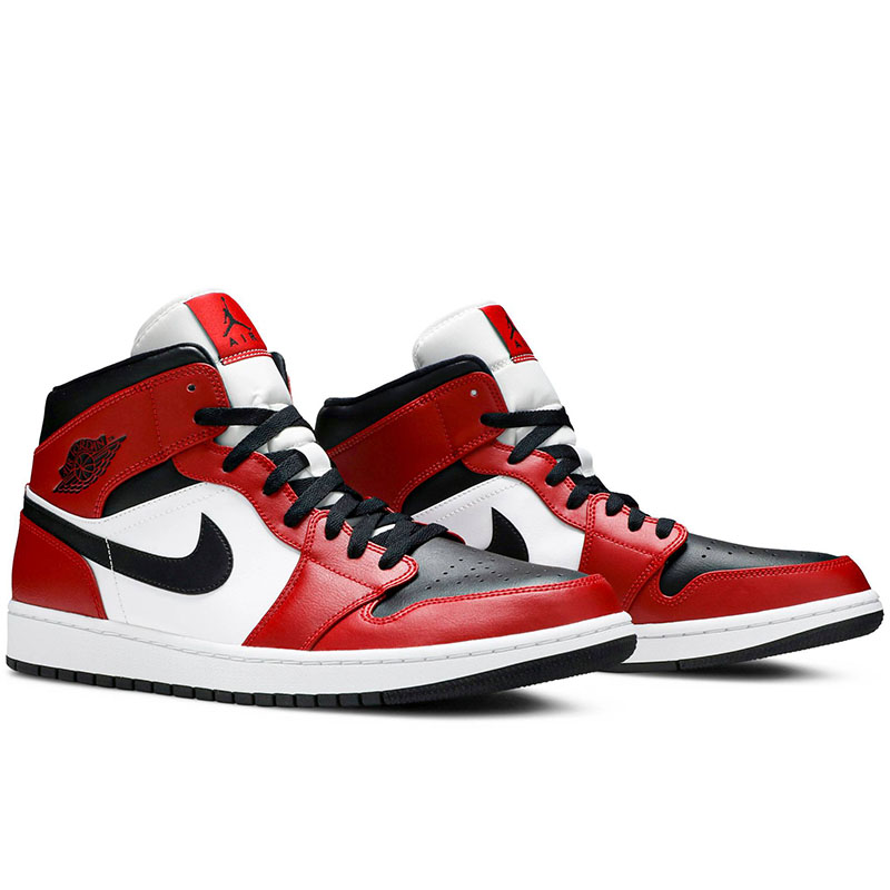 AIR JORDAN 1 MID 'CHICAGO BLACK TOE'