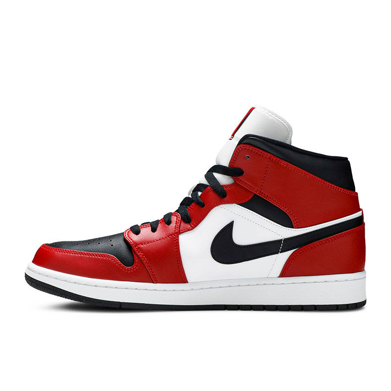 AIR JORDAN 1 MID 'CHICAGO BLACK TOE'