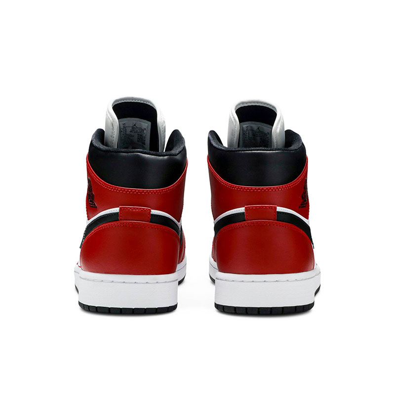 AIR JORDAN 1 MID 'CHICAGO BLACK TOE'