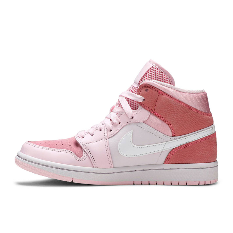 AIR JORDAN 1 MID 'DIGITAL PINK'