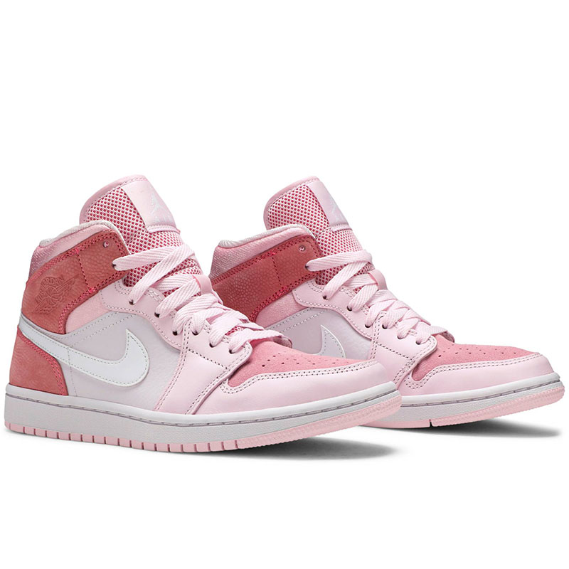 AIR JORDAN 1 MID 'DIGITAL PINK'