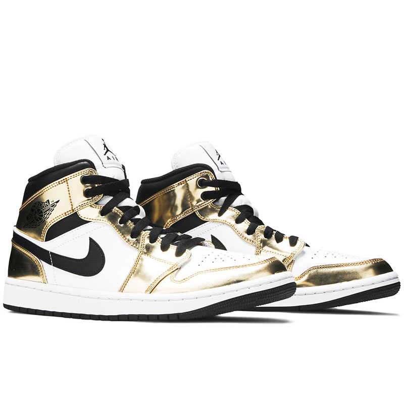 AIR JORDAN 1 MID SE  'METALLIC GOLD'