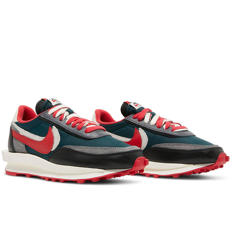 SACAI X UNDERCOVER X LDWAFFLE 'MIDNIGHT SPRUCE UNIVERSITY RED'