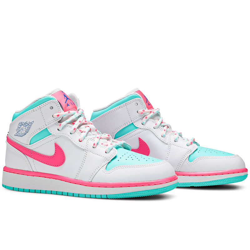 AIR JORDAN 1 MID GS 'DIGITAL PINK'