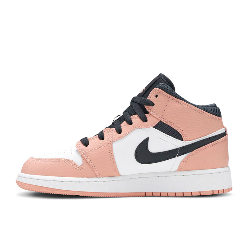AIR JORDAN 1 MID GS 'PINK QUARTZ'