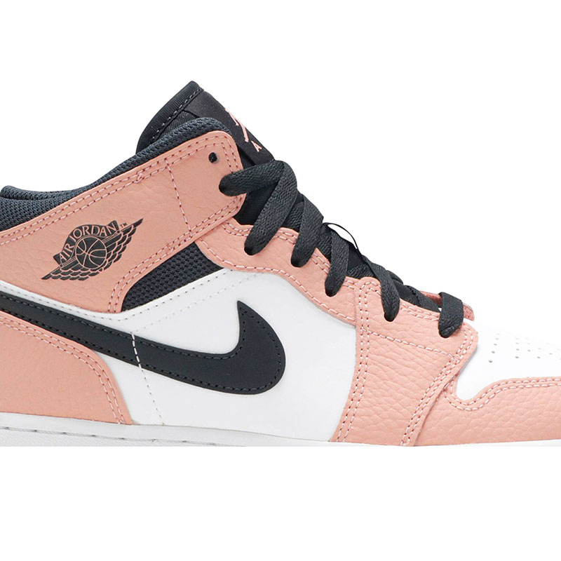 AIR JORDAN 1 MID GS 'PINK QUARTZ'