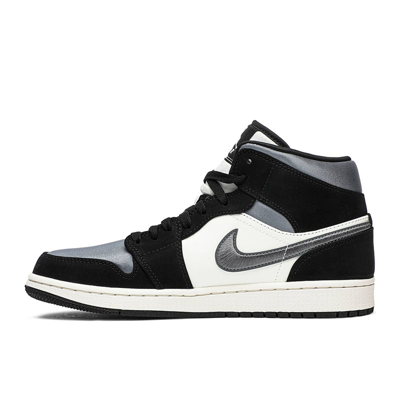 AIR JORDAN 1 MID SE 'SATIN SMOKE GREY'