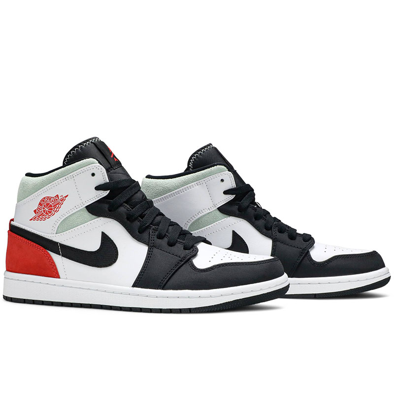 AIR JORDAN 1 MID SE 'RED BLACK TOE'