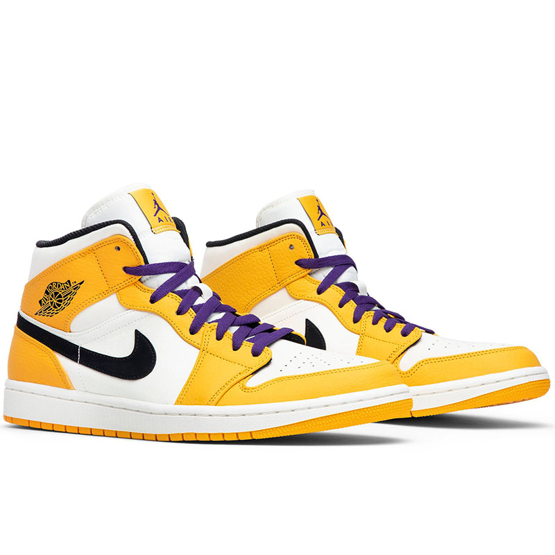AIR JORDAN 1 MID  'LAKERS'