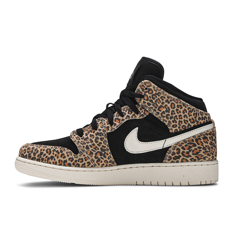AIR JORDAN 1 MID SE GS 'LEOPARD'