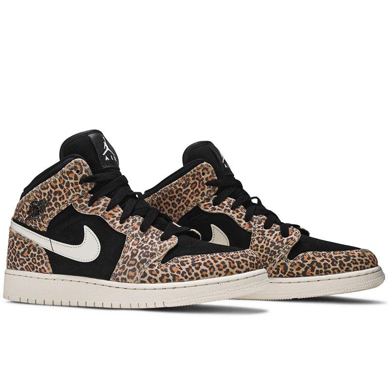 AIR JORDAN 1 MID SE GS 'LEOPARD'