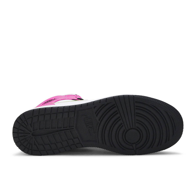 AIR JORDAN 1 MID SE GS 'CYBER ACTIVE FUCHSIA'