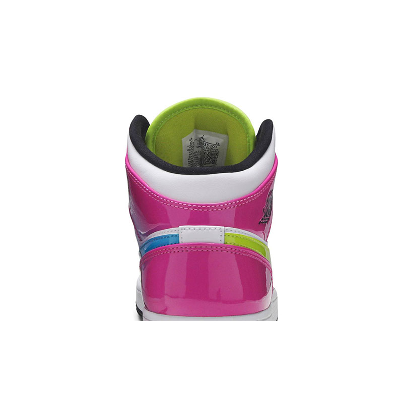 AIR JORDAN 1 MID SE GS 'CYBER ACTIVE FUCHSIA'