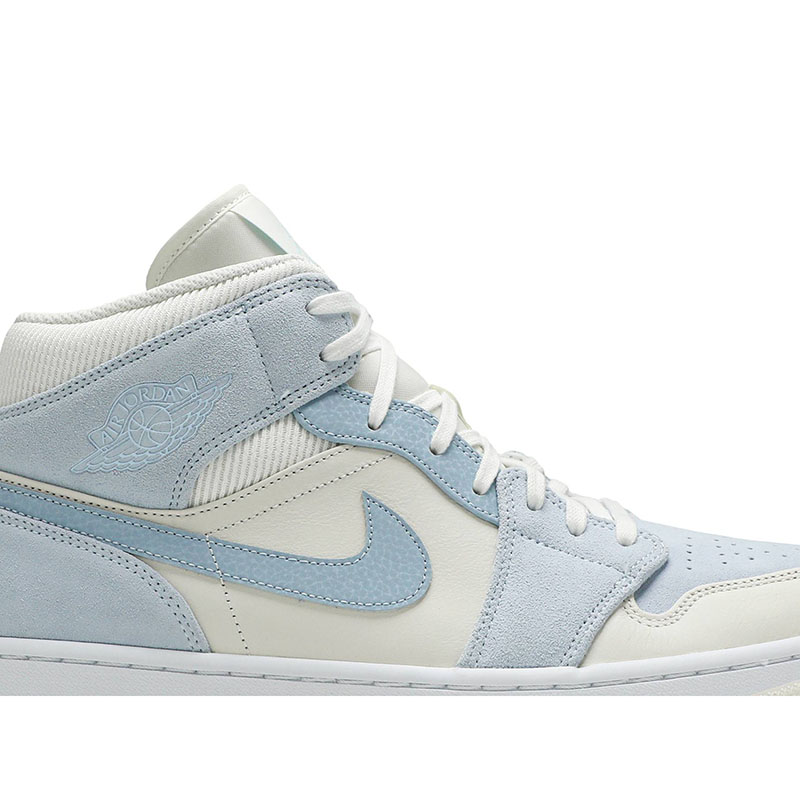 AIR JORDAN 1 MID SE 'SAIL LIGHT BLUE'