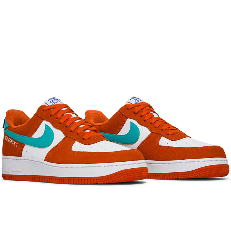 Air Force 1 '07 LV8 'Athletic Club - Rush Orange Washed Teal'