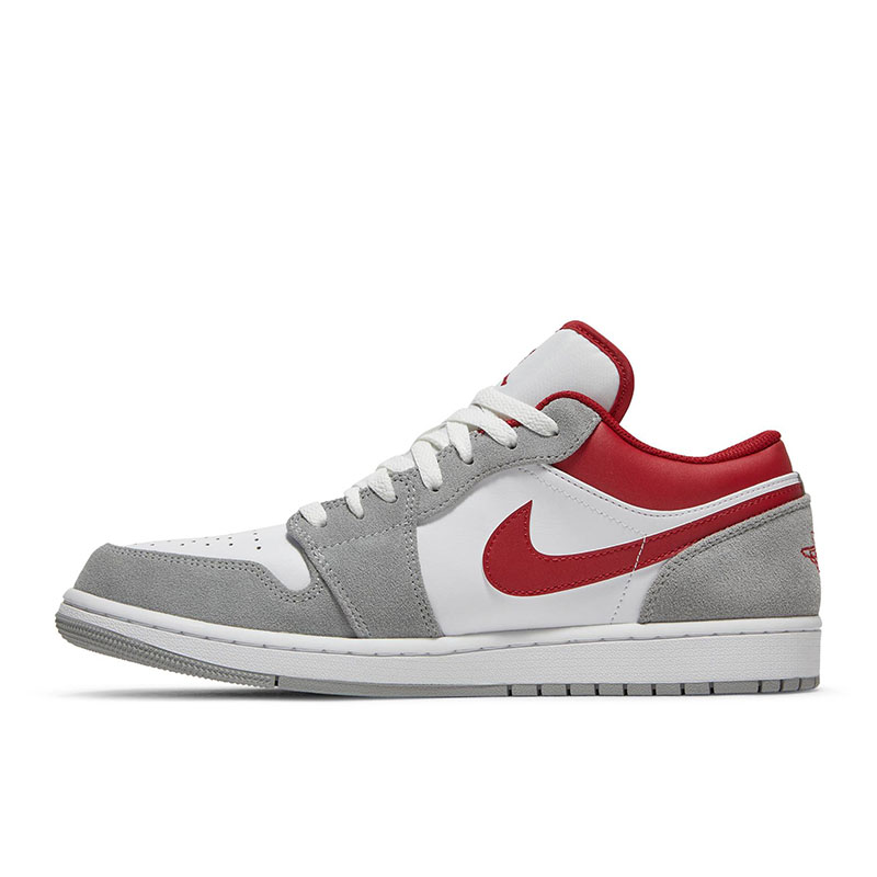 AIR JORDAN 1 LOW SE 'LIGHT SMOKE GREY GYM RED'