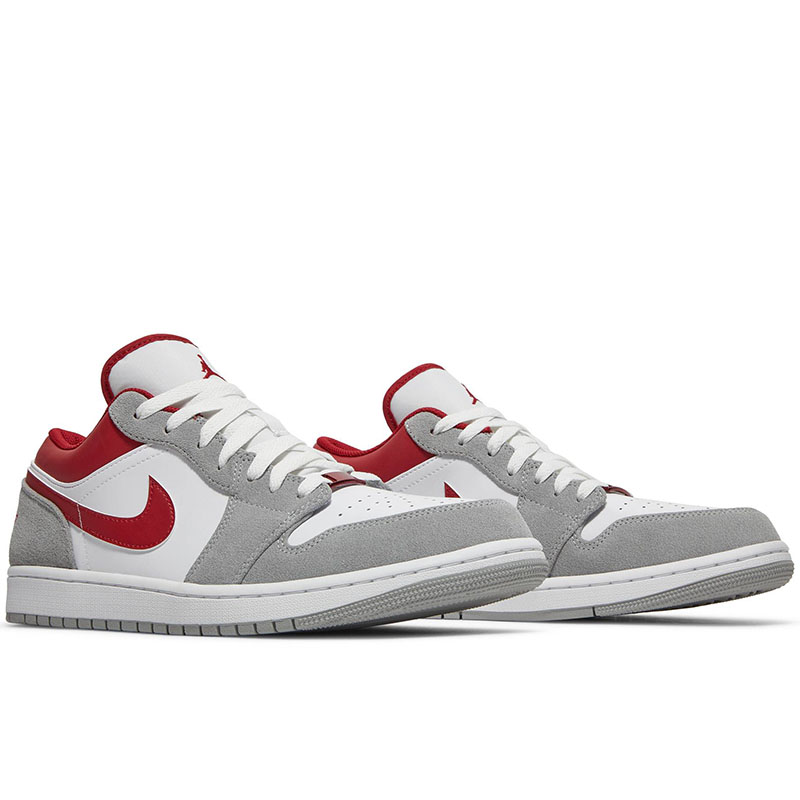 AIR JORDAN 1 LOW SE 'LIGHT SMOKE GREY GYM RED'