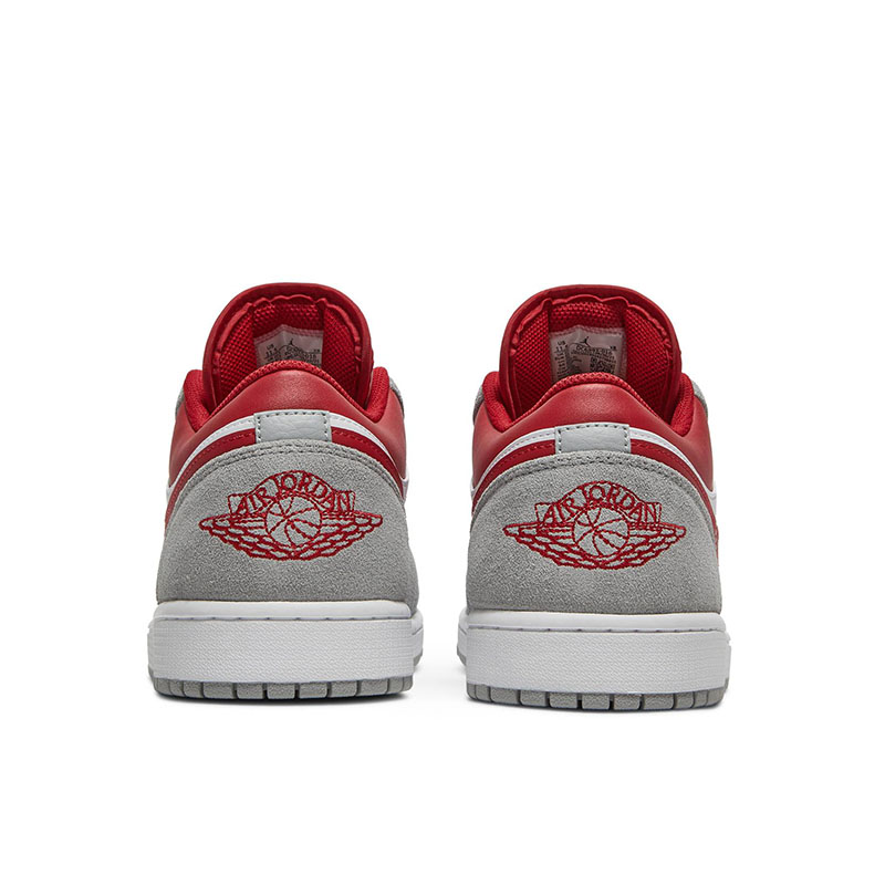 AIR JORDAN 1 LOW SE 'LIGHT SMOKE GREY GYM RED'