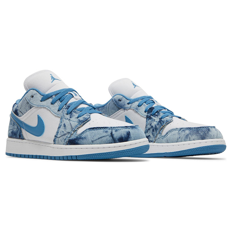 AIR JORDAN 1 LOW GS 'WASHED DENIM'