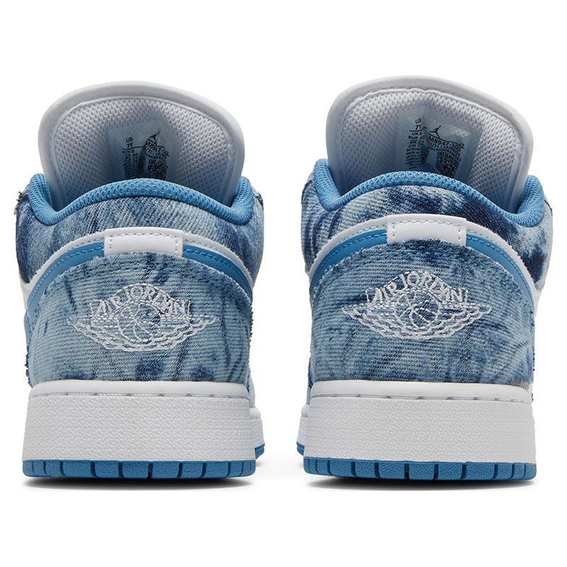 AIR JORDAN 1 LOW GS 'WASHED DENIM'
