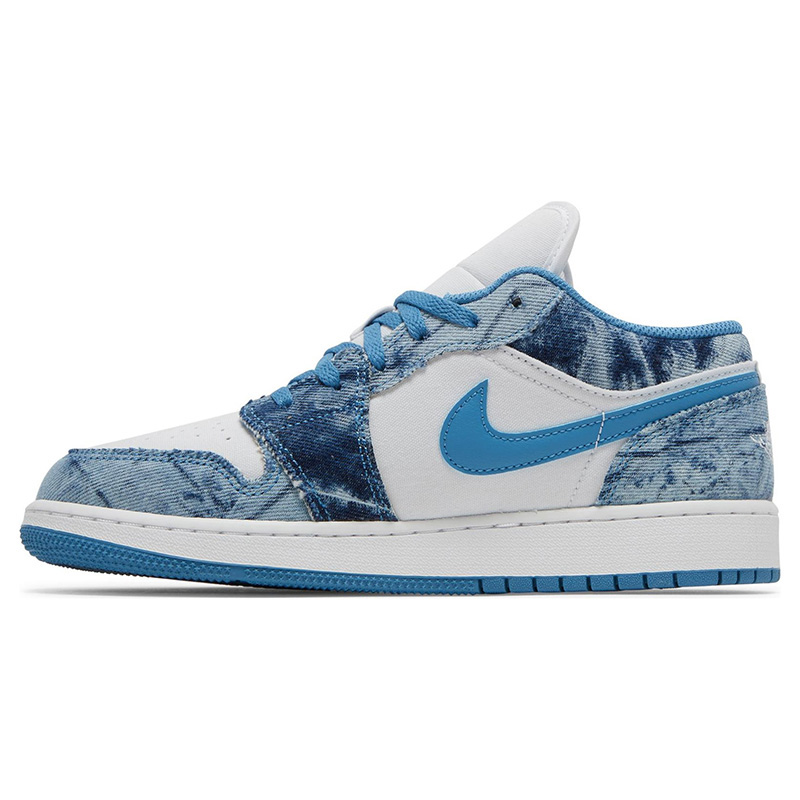 AIR JORDAN 1 LOW GS 'WASHED DENIM'