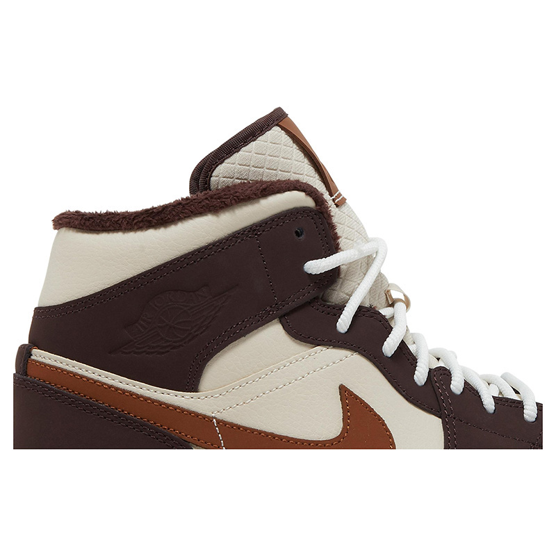 AIR JORDAN 1 MID SE 'CREAM DARK CHOCOLATE'