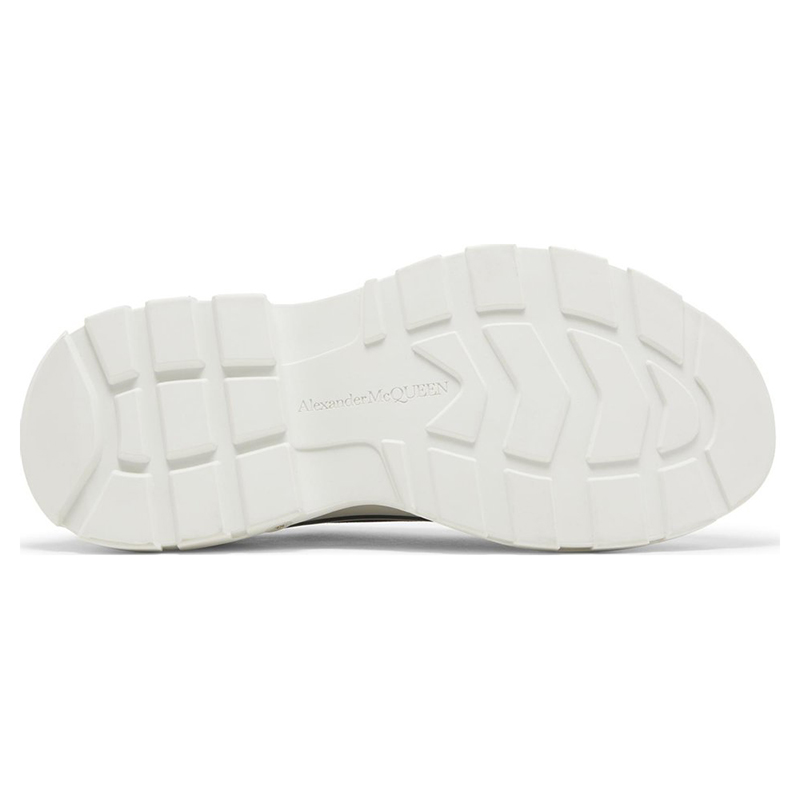 Alexander McQueen Tread Slick Lace Up 'Black White'