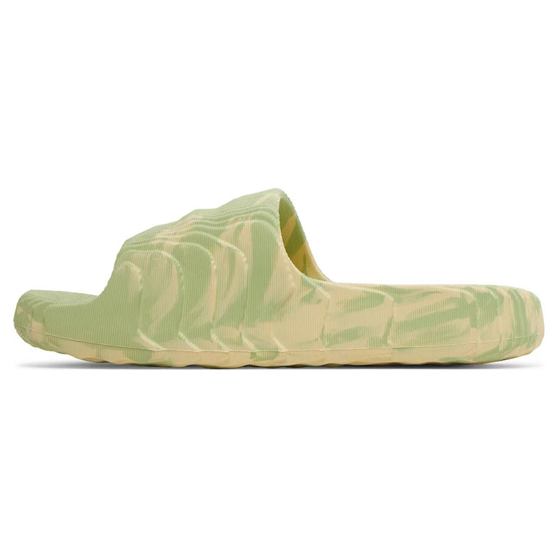 Adidas Adilette 22 Slides 'Magic Lime Desert Sand'