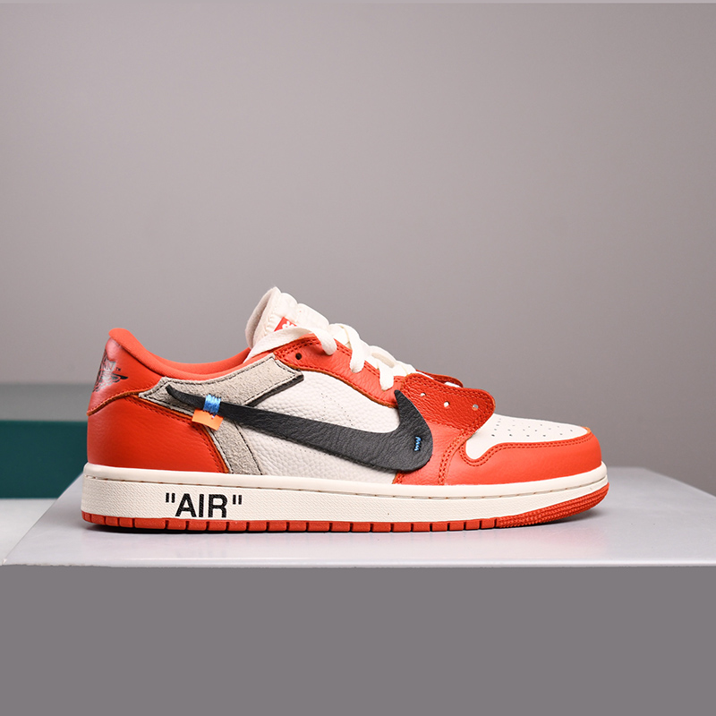OFF-WHITE X AIR JORDAN 1 LOW 'CHICAGO' CUSTOM