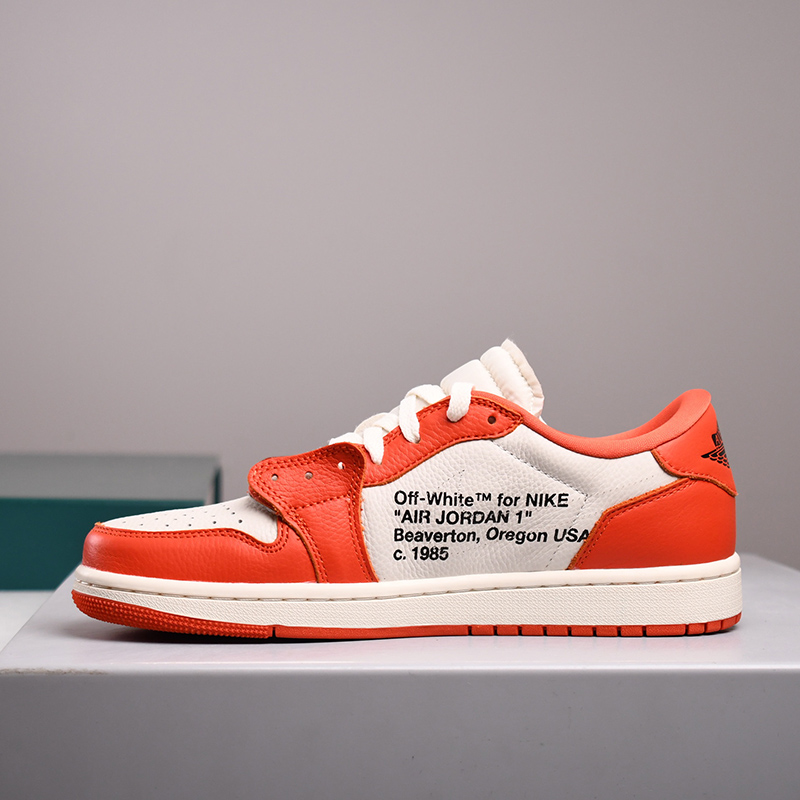 OFF-WHITE X AIR JORDAN 1 LOW 'CHICAGO' CUSTOM